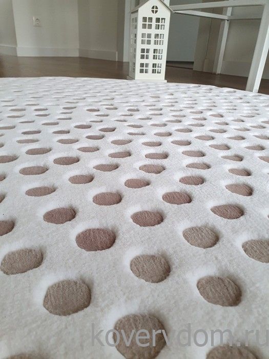 Ковер ручной работы GRADIENT BEIGE круг