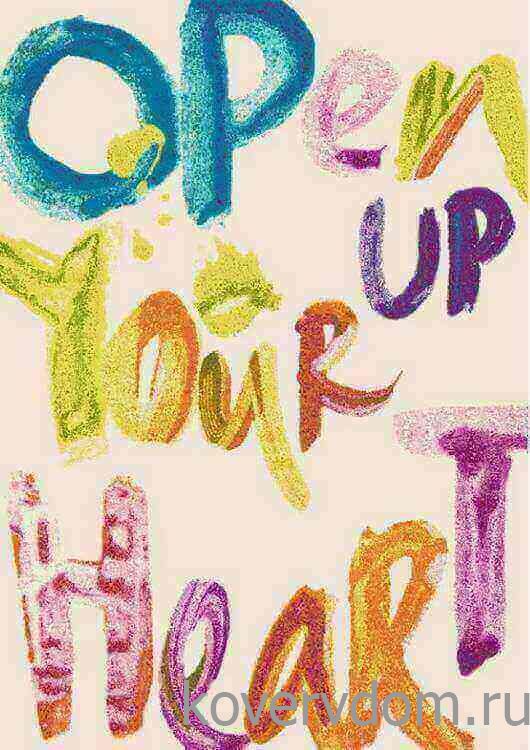 Детский ковер Open Up Your Heart