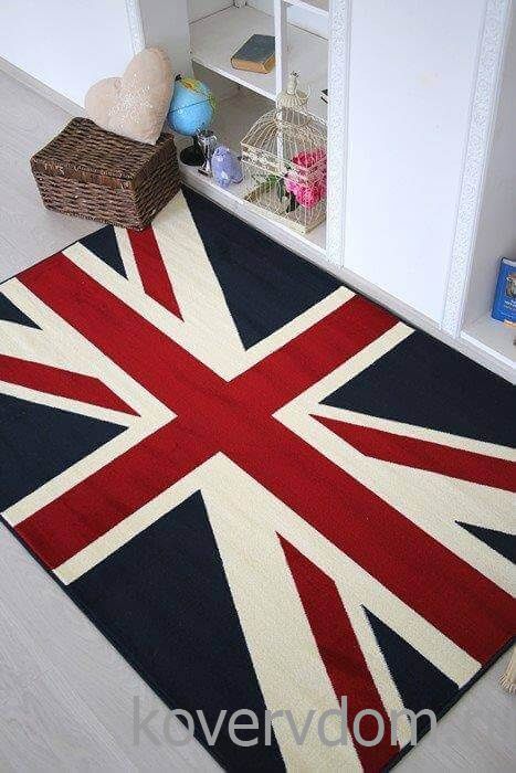Ковер Британский флаг темно-синий 